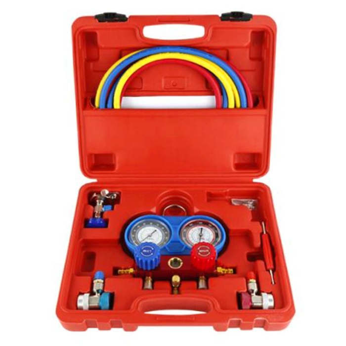 Trusa tester presiune verificare incarcare freon clima AC aer conditionat [2]