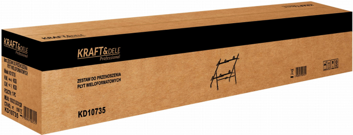 Kit suport placi gresie si sticla de dimensiuni mari 160-360 cm (KD10735) [14]