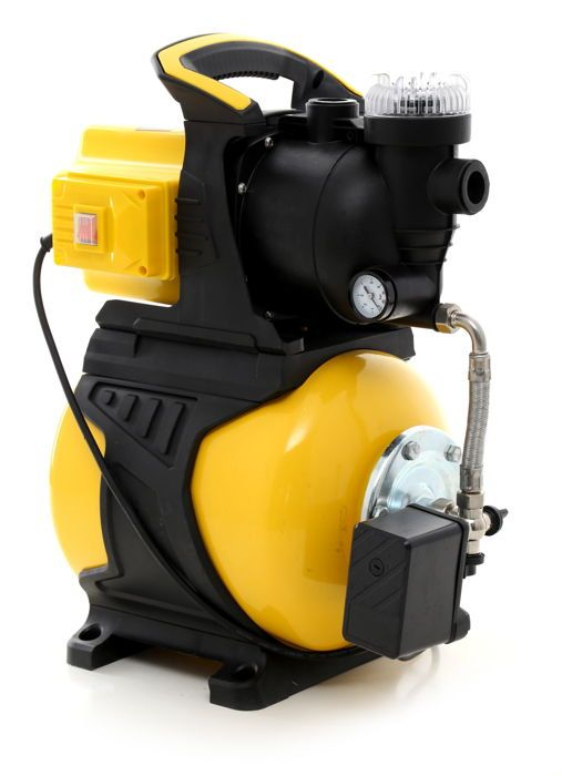Kit hidrofor pompa de gradina 19L 1300W H refulare 35m si presostat (KD743) [2]
