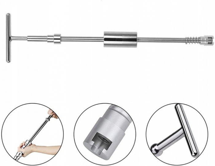 Kit indreptat tabla caroserie cu ciocan inertial culisant auto 19piese (KD10662) [9]