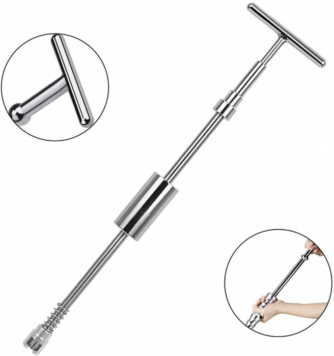 Kit indreptat tabla caroserie cu ciocan inertial culisant auto 19piese (KD10662) [6]