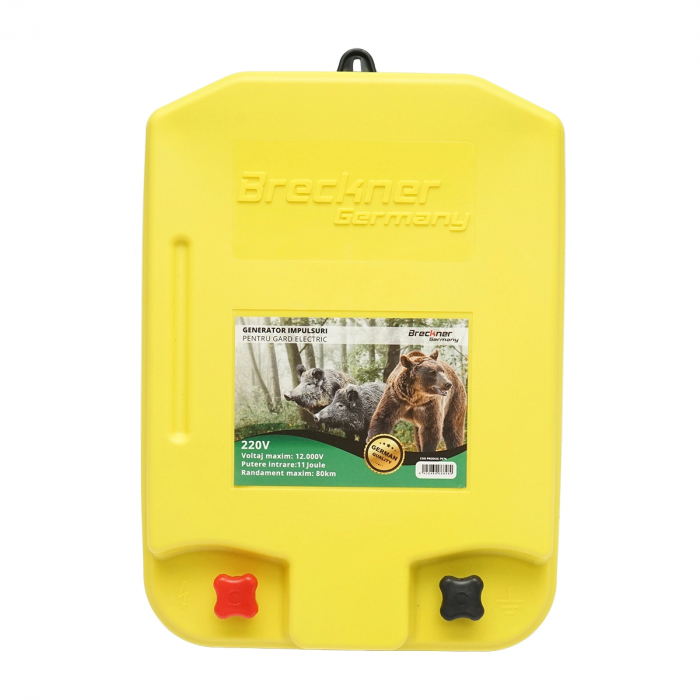 Kit pachet gard electric 11 Joule 12 220V fir 2000m 200 izolatori (DISPK76-2000-01) [2]