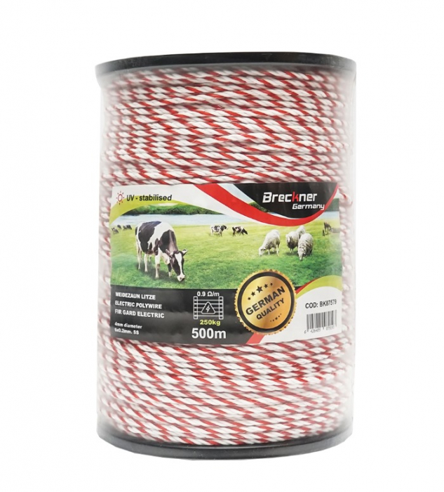 Kit pachet gard electric 12 Joule 12 220V fir 2000m 200 izolatori (BK87122-2000-4mm-01) [3]