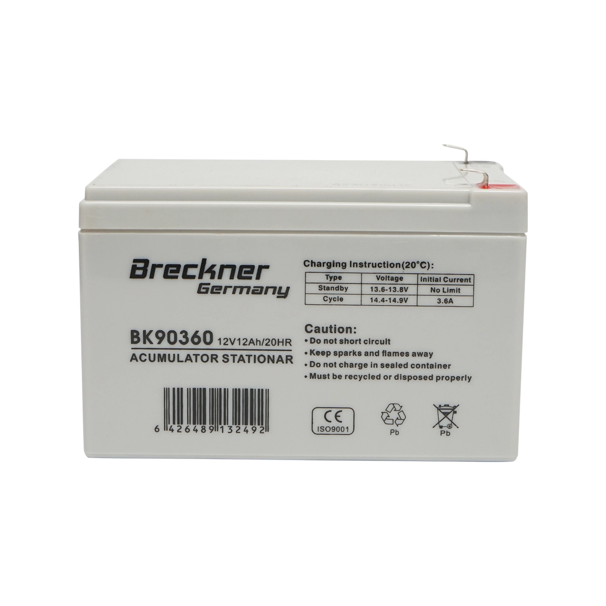 Kit pachet gard electric 12 Joule 12 220V panou 30w baterie 12ah 4000m (BK87122-4000-4mm-30W-12ah) [5]