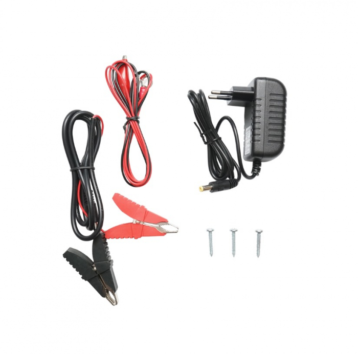 Kit pachet gard electric 6 Joule 12 220V fir 2000m 200 izolatori (BK87583-2000-4mm) [12]