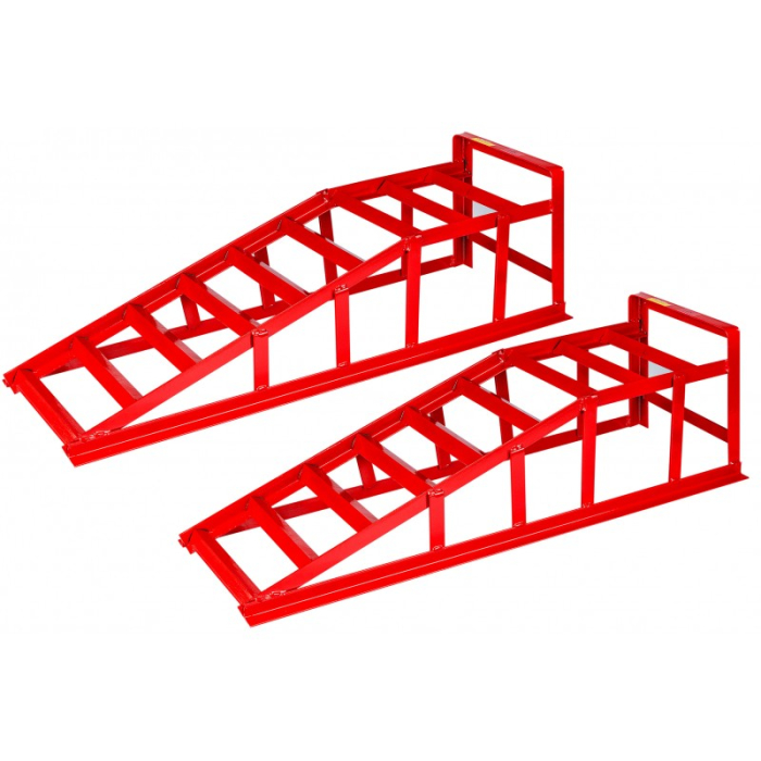 Set 2 rampe rampi auto 2T 2000kg de acces pliabile din otel per set mobile + Banca atelier 2 in 1 tip sezlong si scaun, 6 roti pivotante, cadru metalic, 150 kg  (MXRN2851+KD10764) [12]