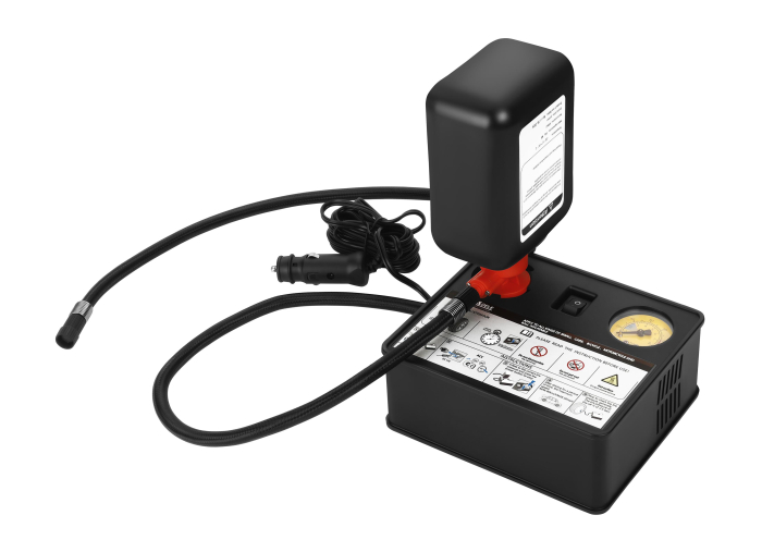 Kit reparare anvelope cu compresor 12V si lichid etansant 450 ml (KD12703) [11]