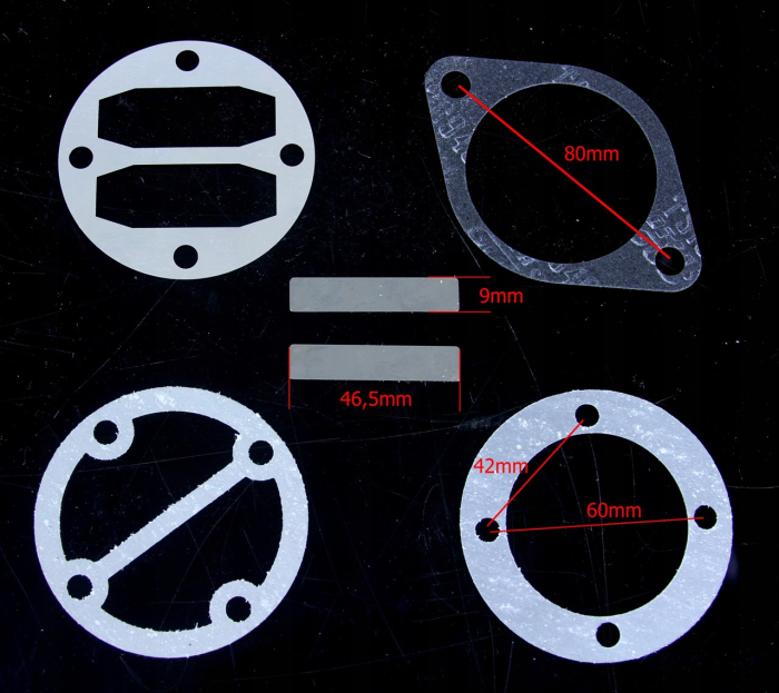 Kit reparatie chiulasa compresor JN-30V set 4 garnituri si 2 supape (M8069054) [2]
