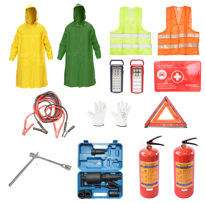 Kit siguranta auto 15 piese omologat, pachet legislativ pentru camioane si autoutilitare DISBX66 (BK80613) [1]