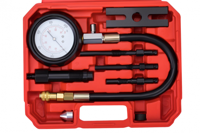 Kit tester compresie pentru motor diesel 0-70bar (KD12516) [4]