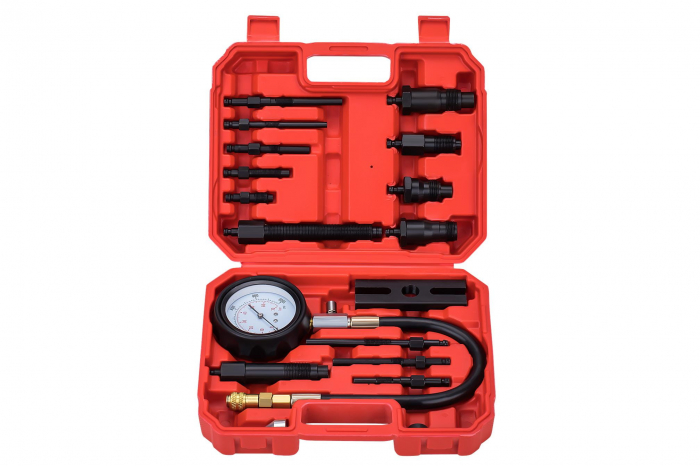 Kit tester compresie pentru motor diesel 0-70bar (KD12516) [3]