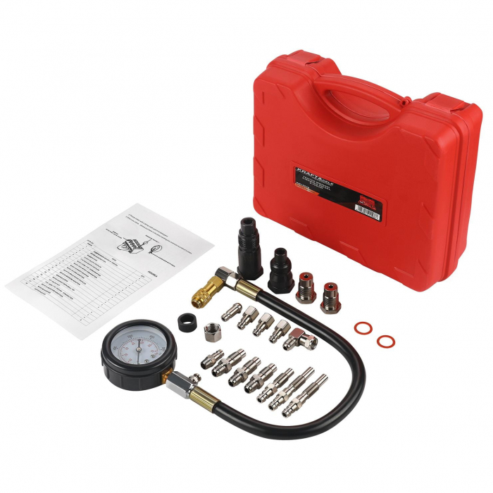 Kit tester compresie pentru motor diesel 0-70bar (KD12538) [4]