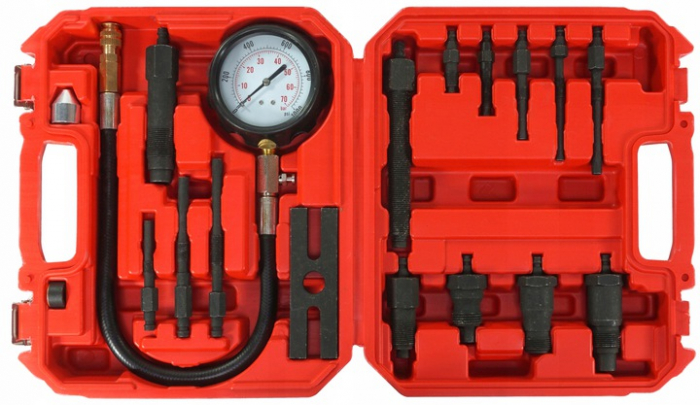 Kit tester compresie pentru motor diesel 0-70bar (V86258) [4]