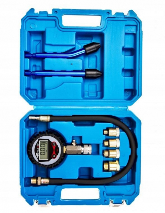 Kit tester presiune motoare benzina 0-14bar afisaj LCD (S10457) [3]