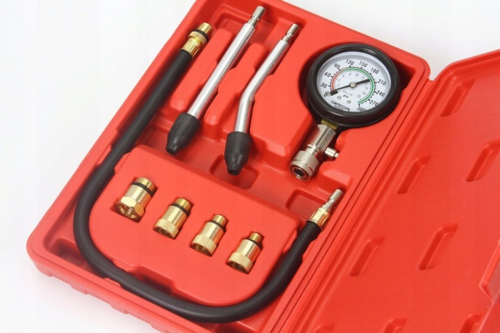 Kit tester presiune motoare benzina 0-20bar 8 piese (M57681) [3]