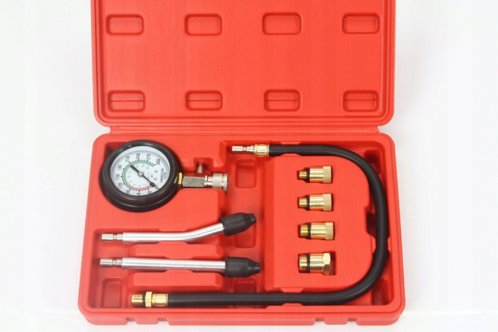 Kit tester presiune motoare benzina 0-20bar 8 piese (M57681) [4]