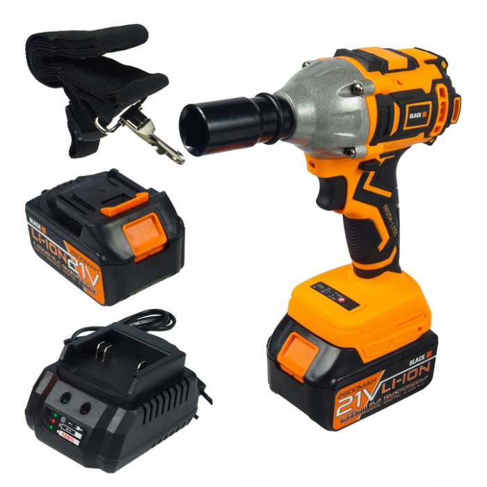 Cheie impact 500Nm 1/2" cu 2 acumulatori baterii 21V insurubat desfacut (12030) [8]