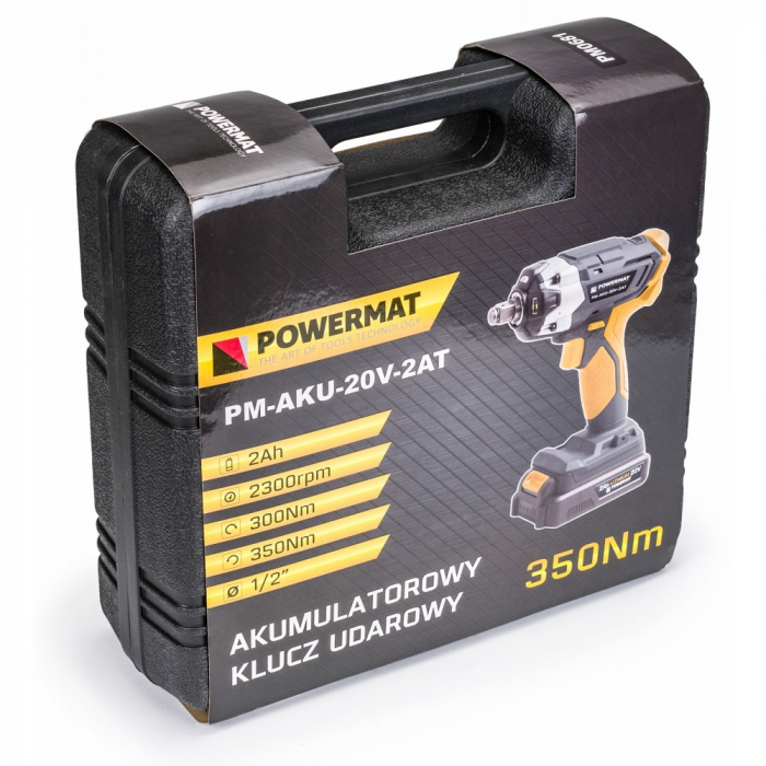 Pistol cheie cu impact acumulator 350NM 20V 2ah masina insurubat desfacut (PM0681) [9]