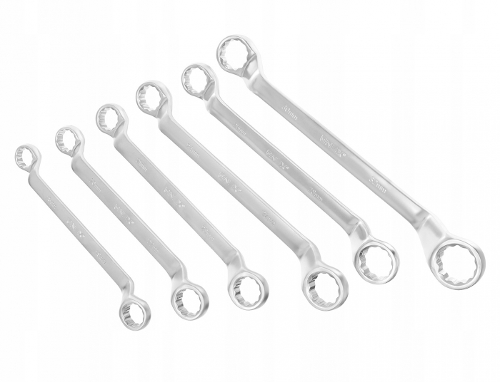 Set 12 chei inelare cu cot 6-32mm 12bucati piese Chrome-Vanadium Cr-V (OX-3245) [2]