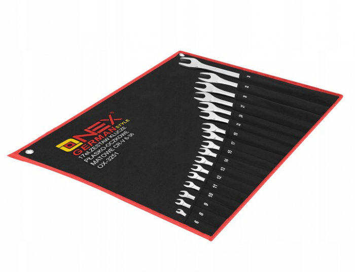Set 17 chei fixe combinate 6-36mm 17bucati piese Chrome-Vanadium Cr-V (OX-3251) [5]