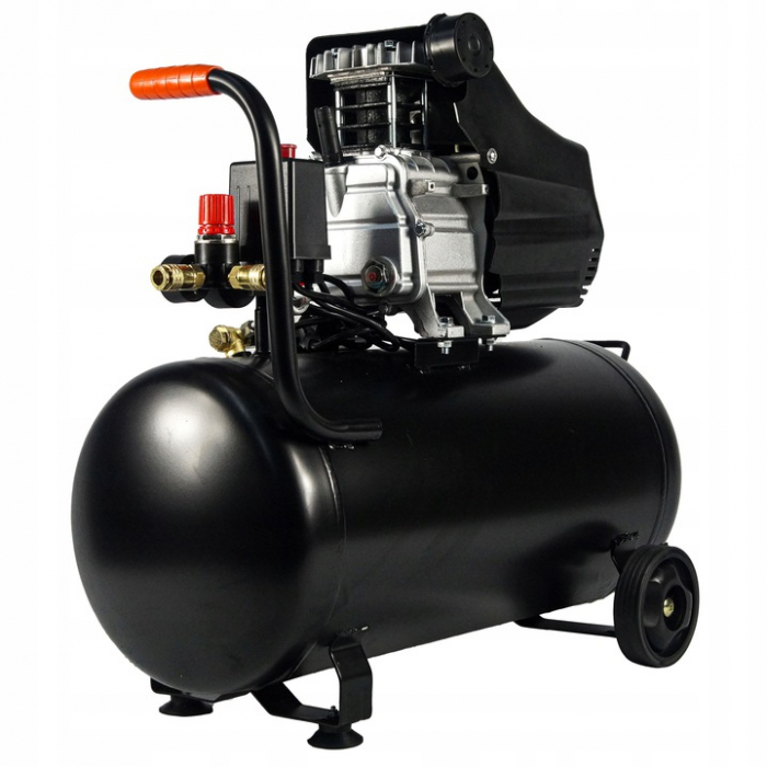 Kit compresor aer 24 Litri + 5 accesorii pneumatice aer comprimat (12853+A) [2]