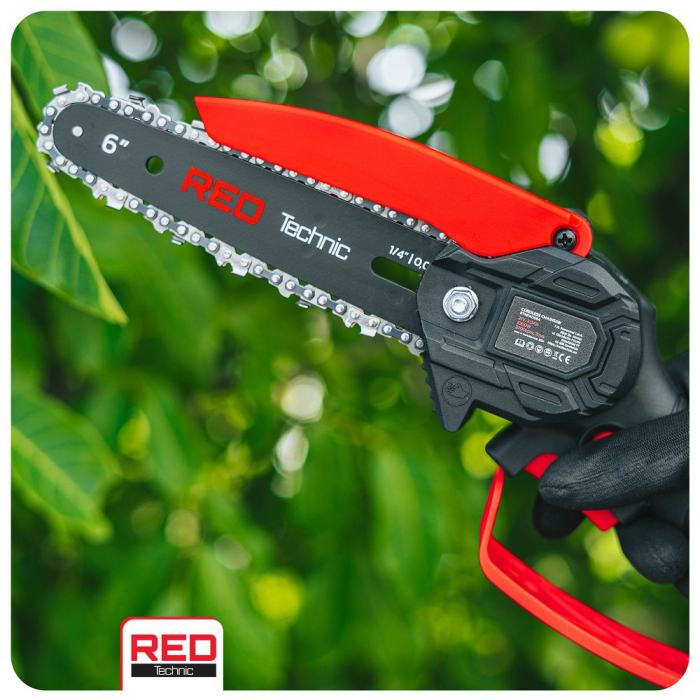 Lama de ghidaj 10cm 4 inch si 2 lanturi 1/4 pentru mini ferastrau electric (RTPR0162) [10]