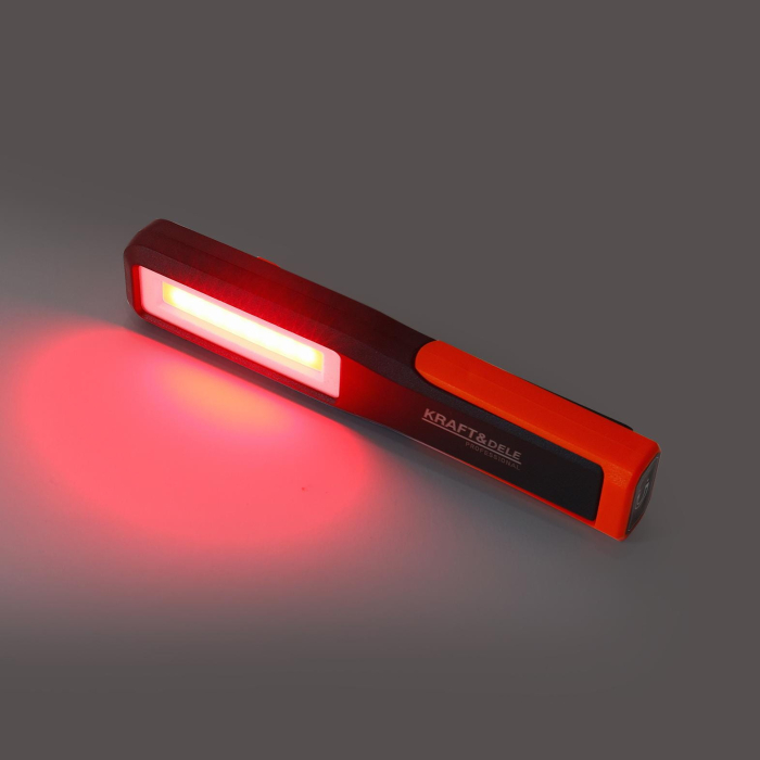 Lampa atelier LED acumulator 18650 USB-C 3 moduri iluminare magnet si carlig reglabil (KD3494) [11]
