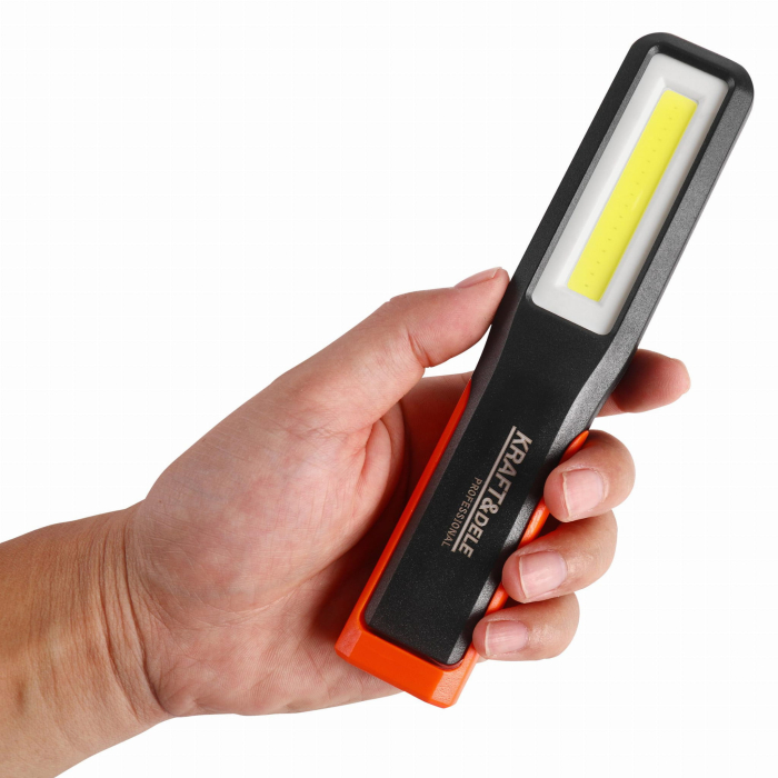 Lampa atelier LED acumulator 18650 USB-C 3 moduri iluminare magnet si carlig reglabil (KD3494) [12]