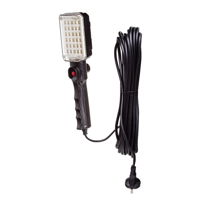 Lampa de atelier cu 25 LED-uri, magnet si carlig, cablu 10m, 230V (M82735) [4]