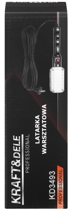 Lampa LED de lucru pentru atelier cablu 5m magnet 15 W 30 leduri (KD3493) [13]