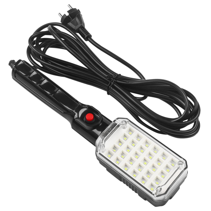 Lampa LED de lucru pentru atelier cablu 5m magnet 15 W 30 leduri (KD3493) [3]