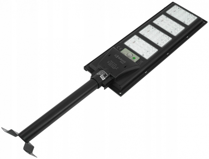 Lampa LED solara exterior 1200W cu senzor telecomanda baterie 8Ah + suport (B5804) [7]