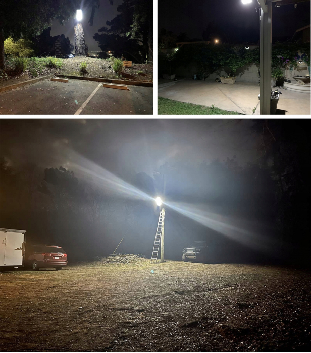 Lampa LED solara exterior 200W cu senzor telecomanda baterie 4Ah + suport (B5801) [16]