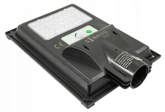 Lampa LED solara exterior 200W cu senzor telecomanda baterie 4Ah + suport (B5801) [9]