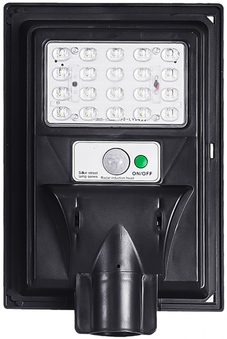 Lampa LED solara exterior 200W cu senzor telecomanda baterie 4Ah + suport (B5801) [12]