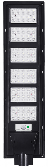 Lampa LED solara exterior 2200W cu senzor telecomanda baterie 12Ah + suport (B5806) [7]