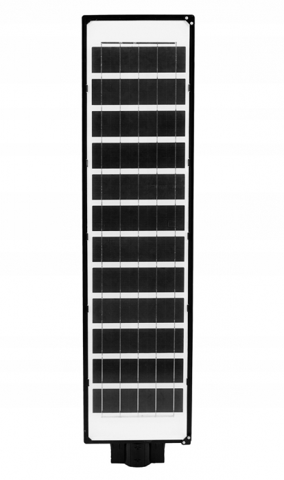 Lampa LED solara exterior 2200W cu senzor telecomanda baterie 12Ah + suport (B5806) [17]