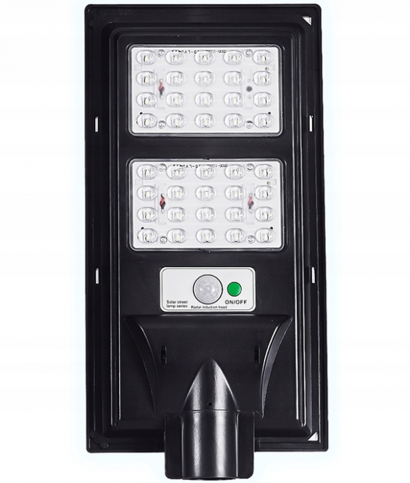 Lampa LED solara exterior 600W cu senzor telecomanda baterie 5Ah + suport (B5802) [5]