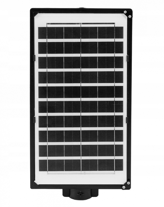 Lampa LED solara exterior 600W cu senzor telecomanda baterie 5Ah + suport (B5802) [6]