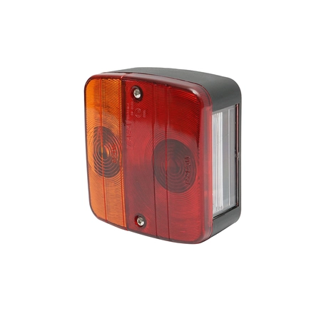 Lampa stop stanga/dreapta spate remorca/camion cu iluminare placuta inmatriculare 105x97x49mm DISSA91 (BK69031) [2]