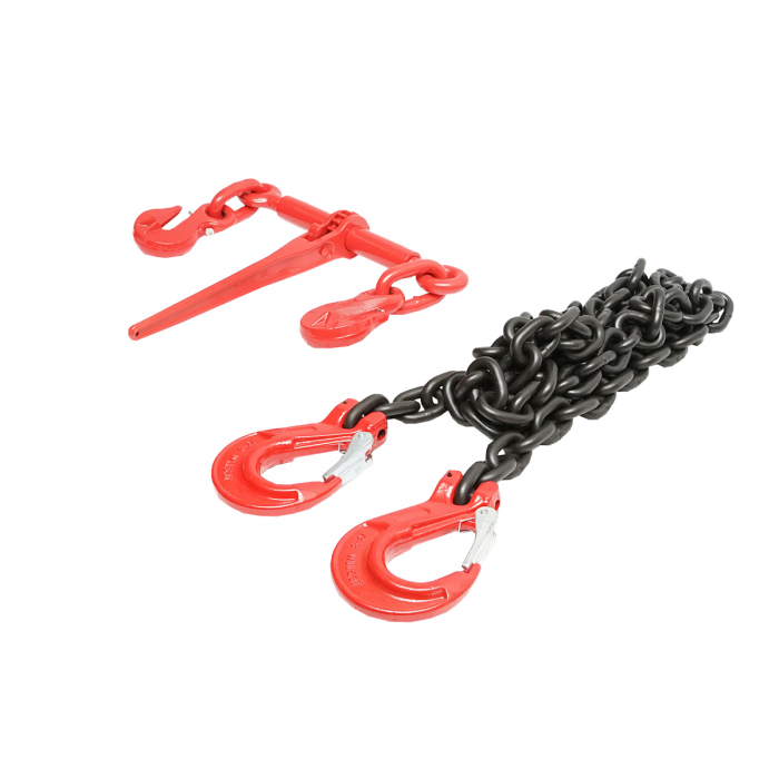 Lant ancorare utilaje grele dispozitiv tensionare pe clichet 10T lungime lant 4m 13mm DISFW06 (BK92734) [6]