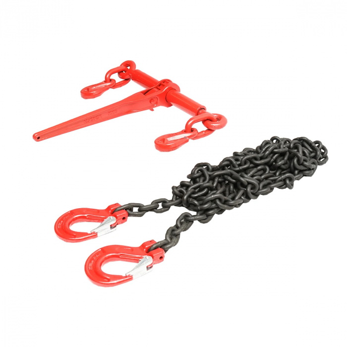 Lant ancorare utilaje grele dispozitiv tensionare pe clichet 4T lungime lant 4m 8mm DISFW02 (BK92730) [6]