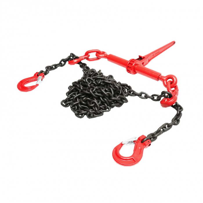 Lant ancorare utilaje grele dispozitiv tensionare pe clichet 4T lungime lant 6m 8mm DISFW03 (BK92731) [4]
