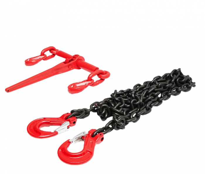 Lant ancorare utilaje grele dispozitiv tensionare pe clichet 6.3T lungime lant 4m 10mm DISFW04 (BK92732) [5]