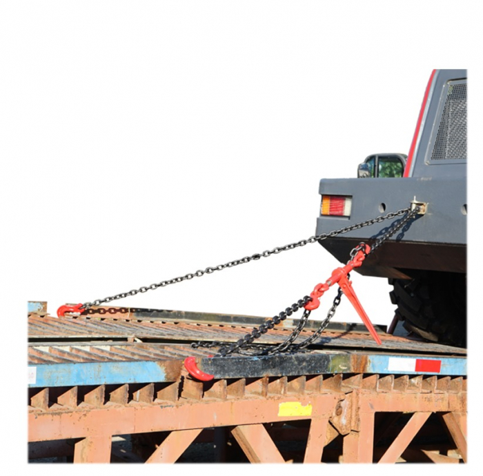 Lant ancorare utilaje grele dispozitiv tensionare pe clichet 6.3T lungime lant 4m 10mm DISFW04 (BK92732) [2]