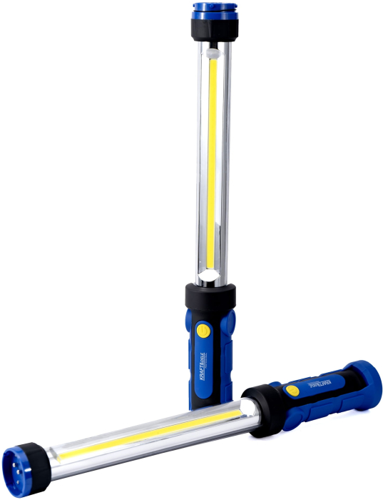 Lanterna lampa dubla inspectie LED 1200LM baterie 2x2Ah de mana talpa magnetica (KD3498) [4]