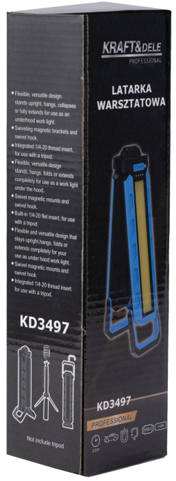 Lanterna lampa inspectie LED 1100LM baterie 4Ah de mana (KD3497) [12]