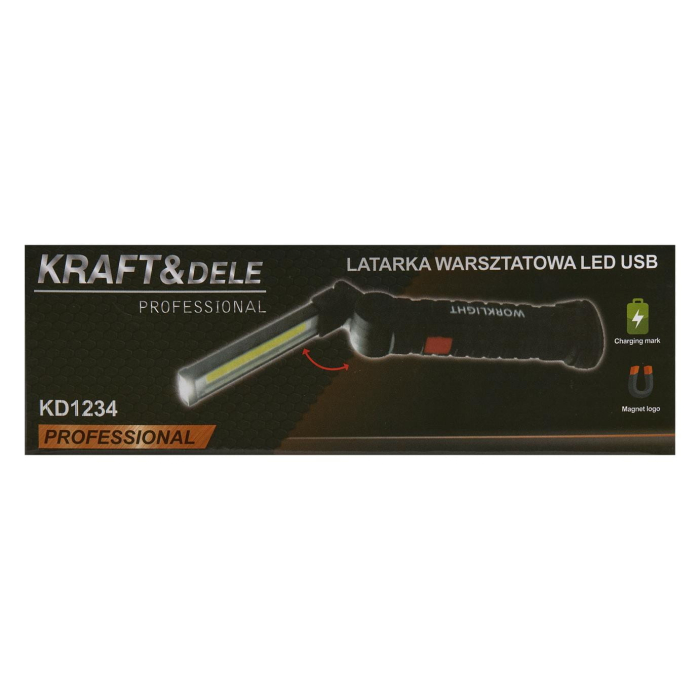 Lanterna lampa inspectie LED de mana talpa magnetica (KD1234) [3]