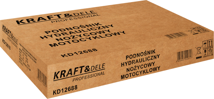 Lift hidraulic pentru motociclete 500 kg, 100-410 mm, platformă 680×370 mm (KD12688) [23]