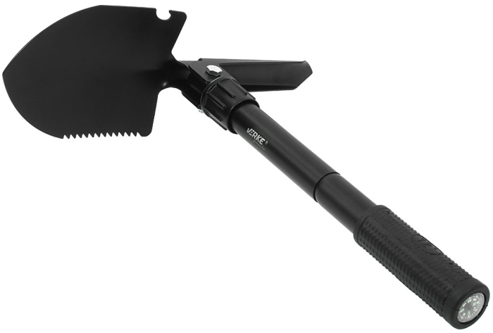 Lopata pliabila multifunctionala 4 in 1 pentru camping, cu tarnacop, fierastrau si desfacator de sticle (V86627) [2]